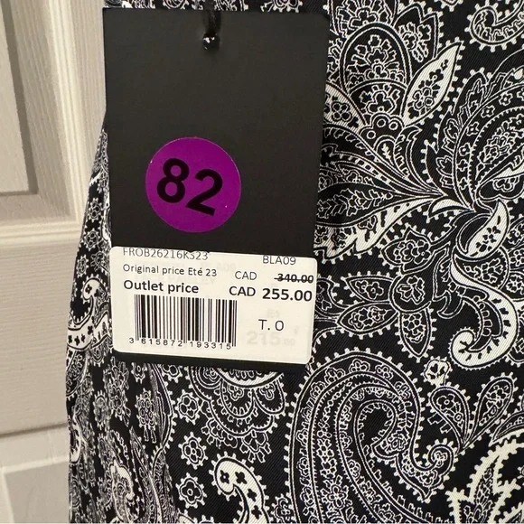 THE KOOPLES Paisley Midi Slip Dress – Size 0 – NWT - Picture 7 of 13